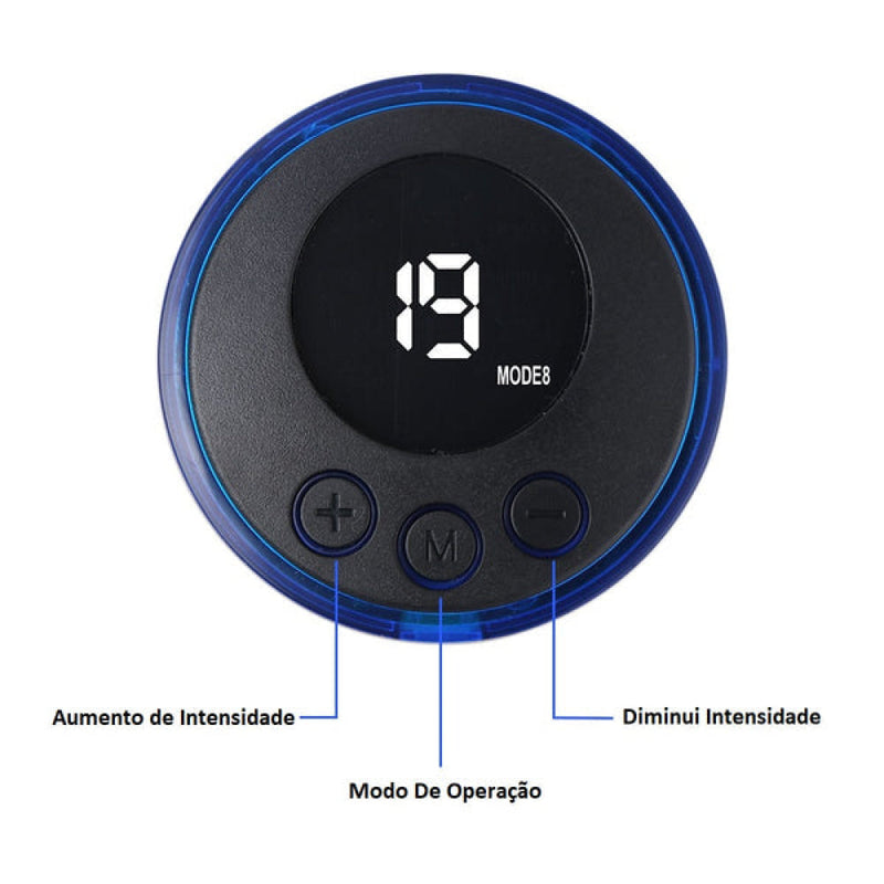 Massageador Portátil e Elétrico Para Dores e Inchaços Relax Pro